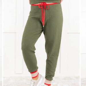 Emily McCarthy Downtown Jogger in Olive Night xs